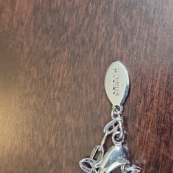 Chico's NWOT Single-Strand Silvertone  Necklace - Picture 5 of 5